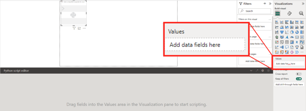 การใช้เครื่องมือนำเสนอข้อมูล Python Visual บน Power BI Desktop